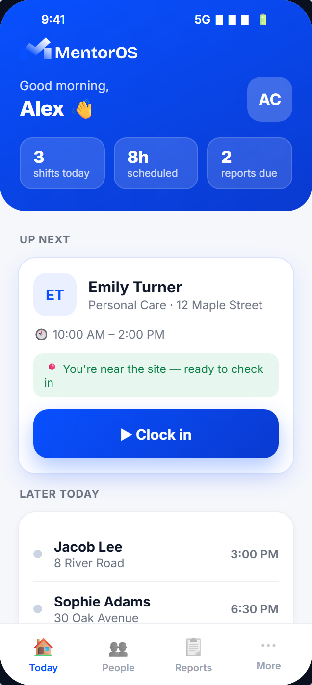 Support Worker app